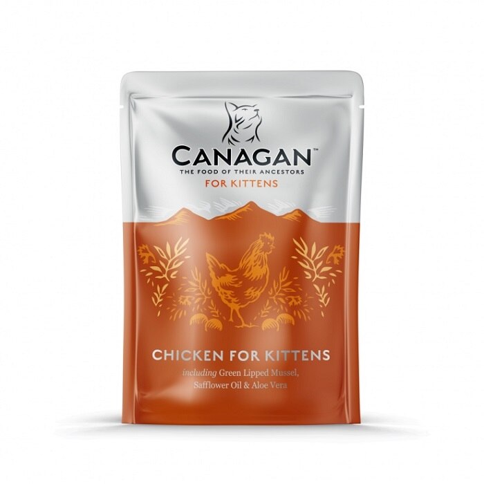 Canagan Fresh Chicken Wet Kitten Food Pouches 8 x 85g